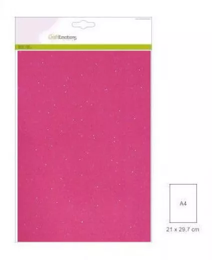 Glitter Papier - Alpenveilchen rosa (120g)