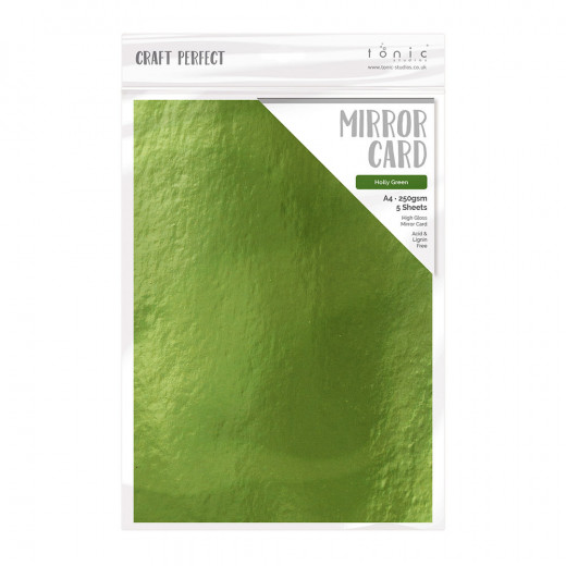 Tonic Mirror Card Gloss - Holly Green