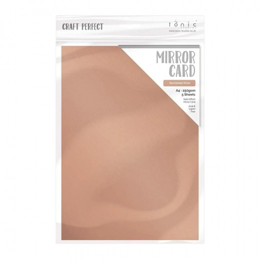 Tonic Mirror Card Satin - Burnished Rose