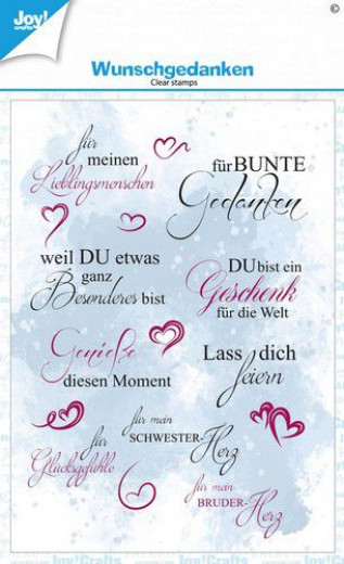 Joy! Crafts - Clear Stamps - Wunschgedanken