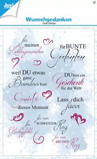 Joy! Crafts - Clear Stamps - Wunschgedanken