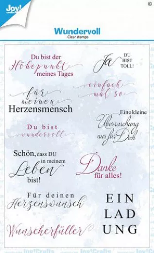 Joy! Crafts - Clear Stamps - Wundervoll