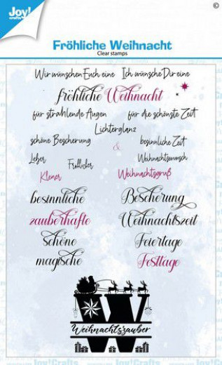 Joy! Crafts - Clear Stamps - Fröhliche Weihnacht