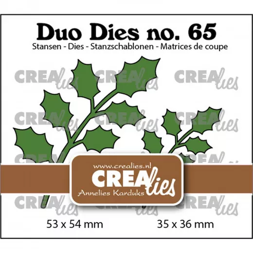 CREAlies Duo Dies Nr. 65 - Holly Blätter 17