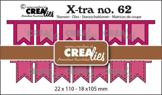 CREAlies Xtra - No. 62 Fishtail Banner 2x