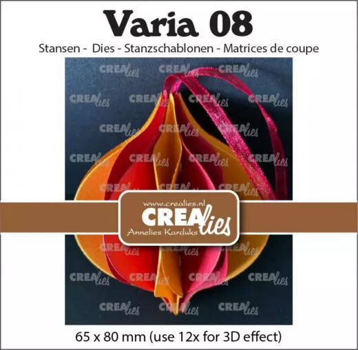 CREAlies - Varia 08 - 3D-Weihnachtskugel