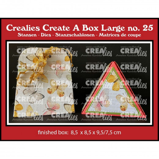 CREAlies Create A Box - No. 25 - Große dreieckige Box