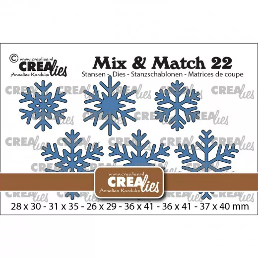 CREAlies Mix and Match Nr. 22 - Schneeflocken