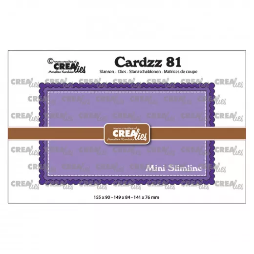 CREAlies Cardzz No. 81 - Mini Slimline A