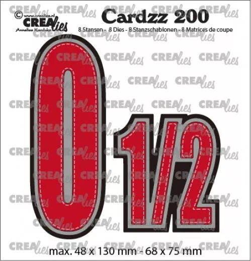 CREAlies Cardzz - Nr. 200 - Zahlen 0 und 1/2