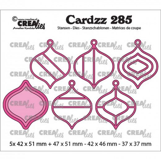 CREAlies Cardzz Elements Weihnachtskugeln