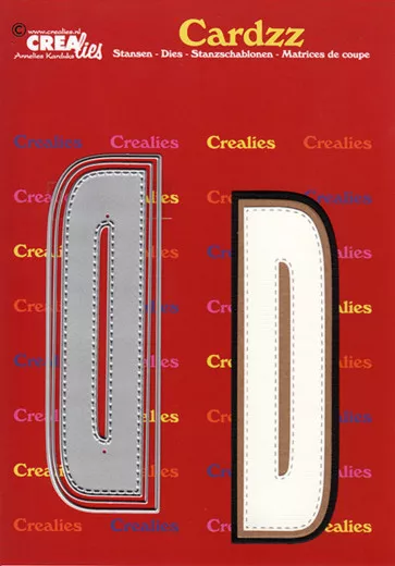 CREAlies Cardzz Letters - Buchstabe D