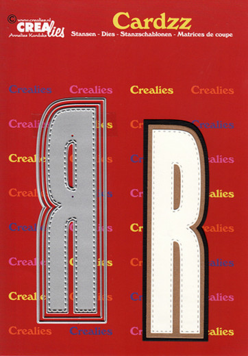 CREAlies Cardzz Letters - Buchstabe R