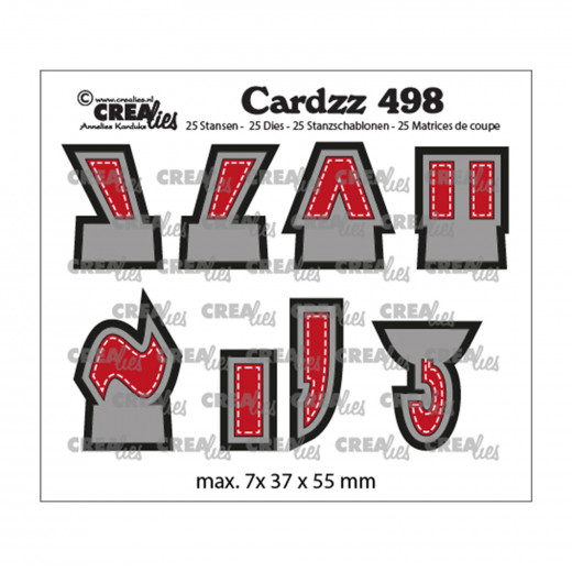 CREAlies Cardzz Letters - Nr. 498 - Satzzeichen