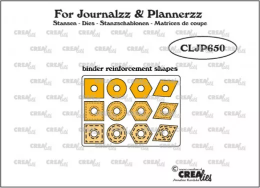 Journalzz and Plannerzz Stanze - 12x binder reinforcements shape