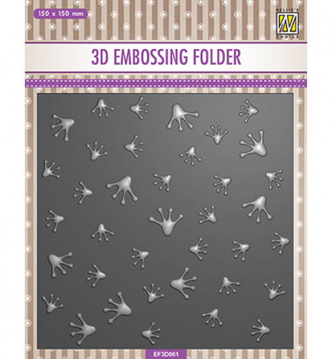 Embossing Folder - Froschpfotenabdrücke