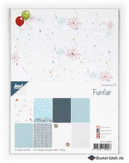 Joy! Craft A4 Paper Pack - Funfair