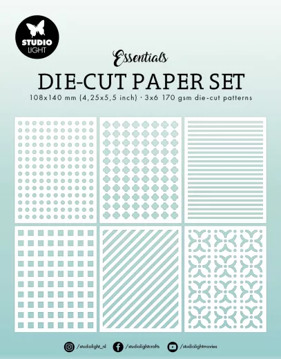 Studio Light - Essentials Nr. 36 - Die-cut Paper Set