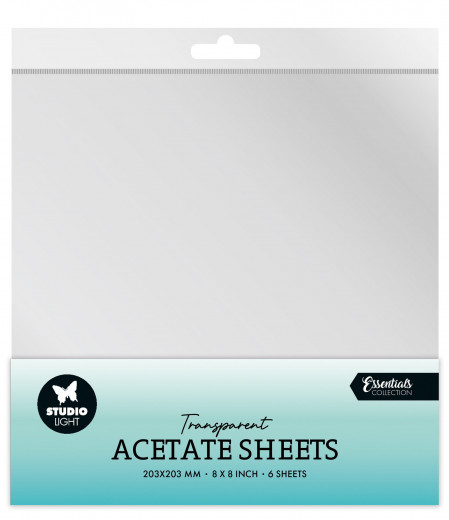 Studio Light Acetate Sheets - Essentials Nr. 05 - Transparent