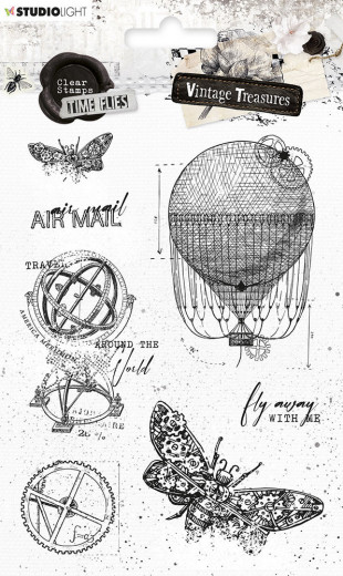 Studio Light Clear Stamps - Vintage Treasures Nr. 248