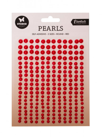 Studio Light Adhesive Pearls - Dark Red Pearls Essentials Nr. 17