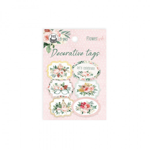 Piatek13 Tag Set - Flowerish 04