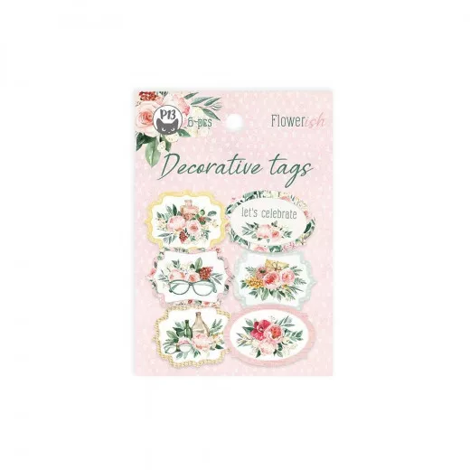 Piatek13 Tag Set - Flowerish 04