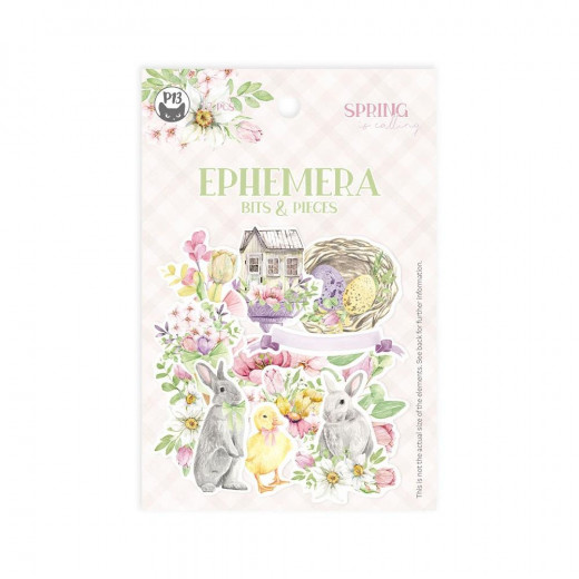 Piatek13 - Paper Ephemera Set - Spring is Calling - Bits & Pieces