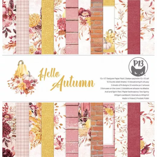 Hello Autumn 12x12 Paper Pad