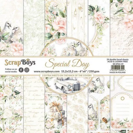 ScrapBoys - 6x6 Paper Pad - Special Day