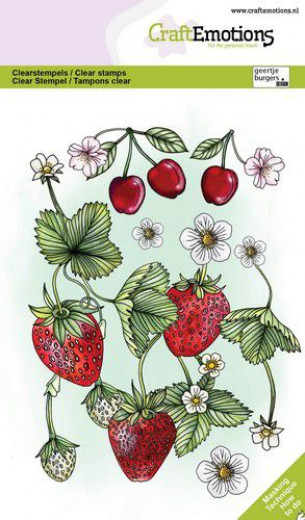 Clear Stamps - Erdbeeren und Kirschen