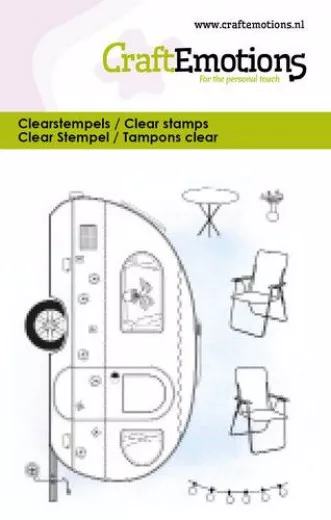 Clear Stamps - Wohnwagen