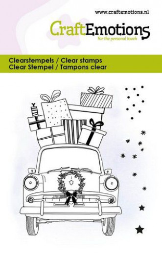 Clear Stamps - Weihnachtsauto