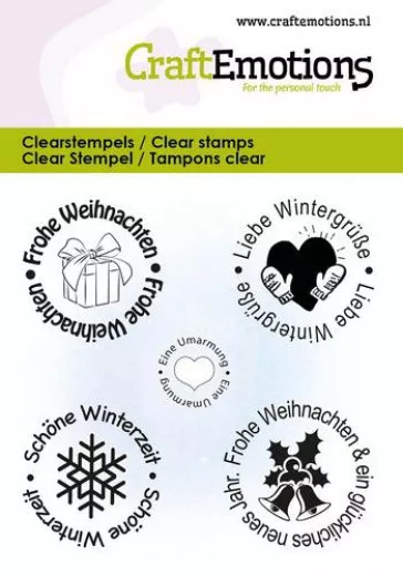 Clear Stamps - Weihnachtstextkreise