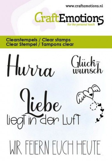 Clear Stamps - liebe liegt in der Luft