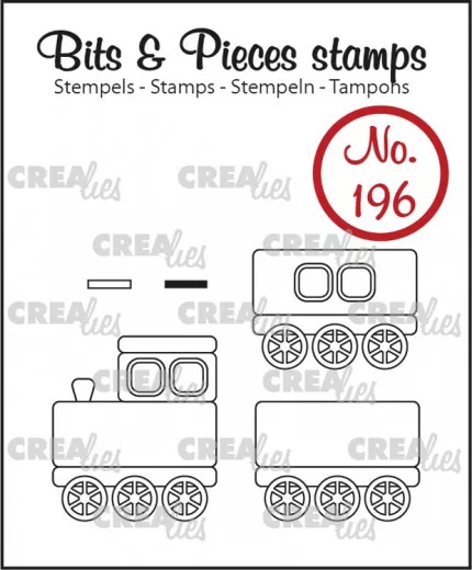 Clear Stamps Bits and Pieces - Nr. 196 - Zug + Wagen