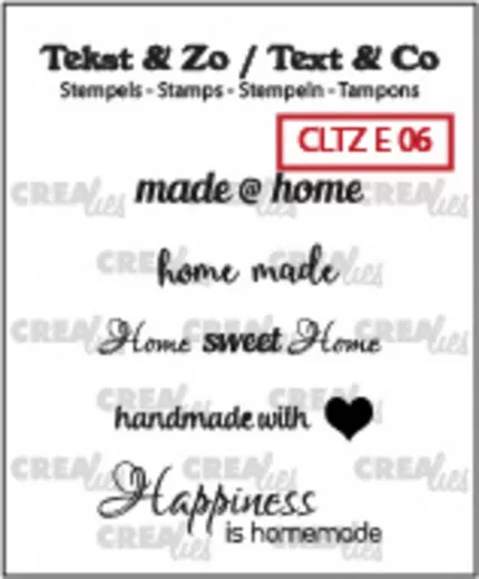 Clear Stamps Text (ENG) - home