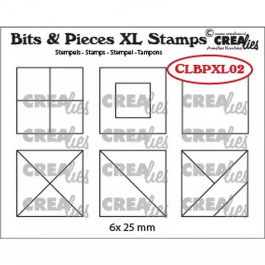 Clear Stamps Bits and Pieces XL - Nr. 2 - Quadrate