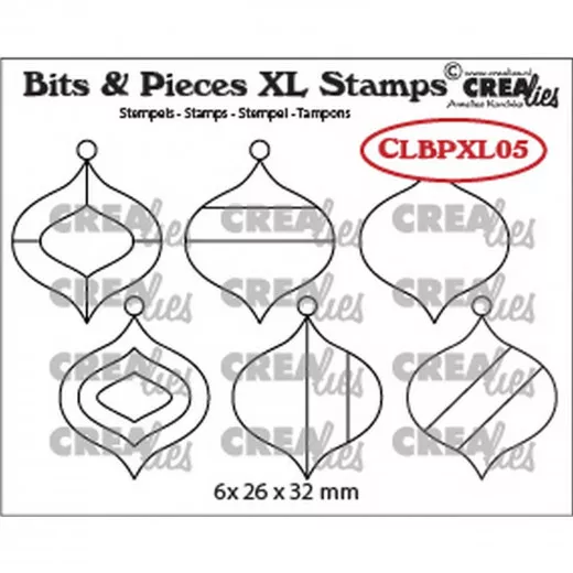 Clear Stamps Bits and Pieces XL - Nr. 5 - Weihnachtskugeln