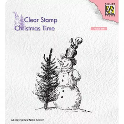 Clear Stamps - Christmas Time Schneemann mit Baum