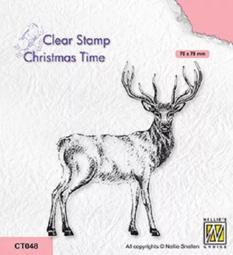 Clear Stamps - Christmas time Hirsch