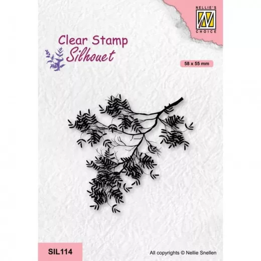 Clear Stamps - Silhouette Akazienzweig