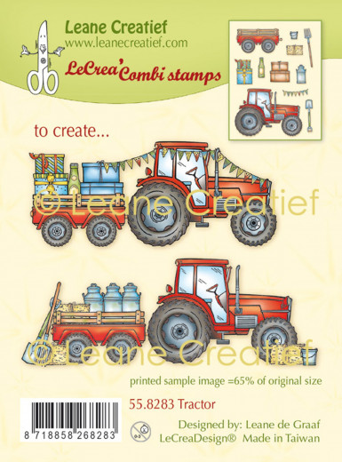 LeCrea Kombi Clear Stamps - Traktor