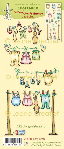 LeCrea Kombi Clear Stamps - Baby Items