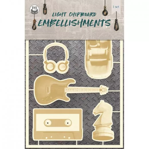 Piatek13 Chipboard Embellishments - Free Spirit 02