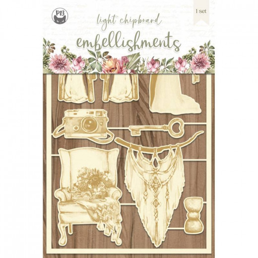 Piatek13 Chipboard Embellishments - Always and Forever 04