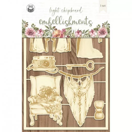 Piatek13 Chipboard Embellishments - Always and Forever 04