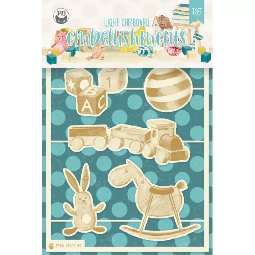 Piatek13 Chipboard Embellishments - 04