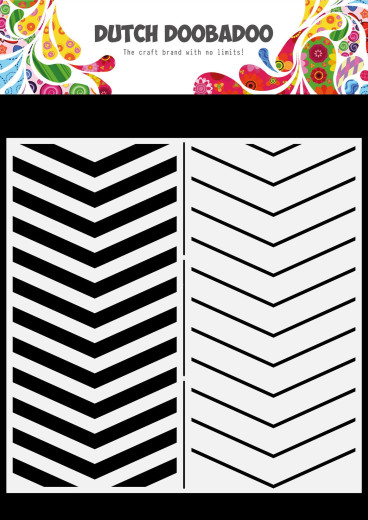 Dutch Mask Art - Slimline Chevron