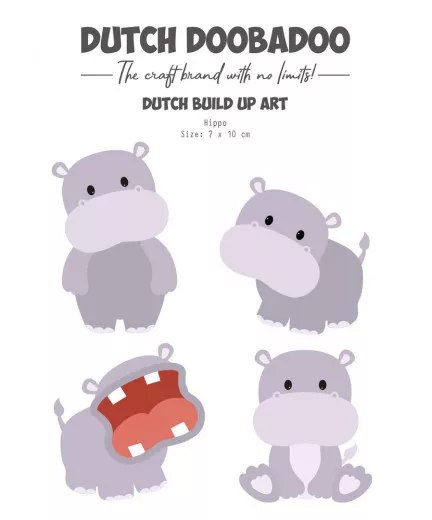 Dutch Build Up Art - Hippo